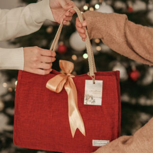 Ribbon Canvas Bag